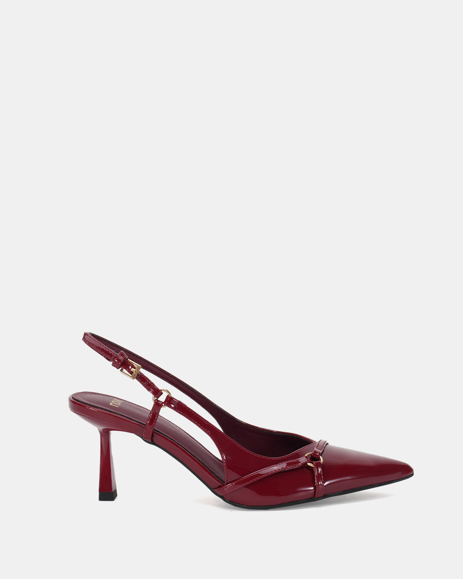 ZANDRA WINE PATENT Stilettos | Novo Shoes