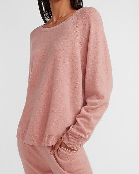 Express X You Cashmere Crew Neck Sweater | Express