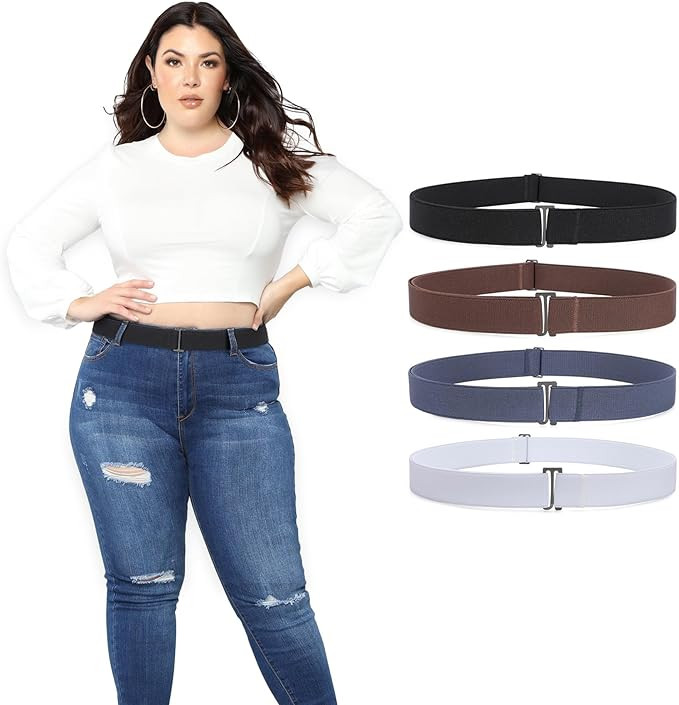 XZQTIVE No-Show Crop Band Belt for Women & Men, Adjustable Tuck Band for T-Shirt, Sweater Tucking | Amazon (US)