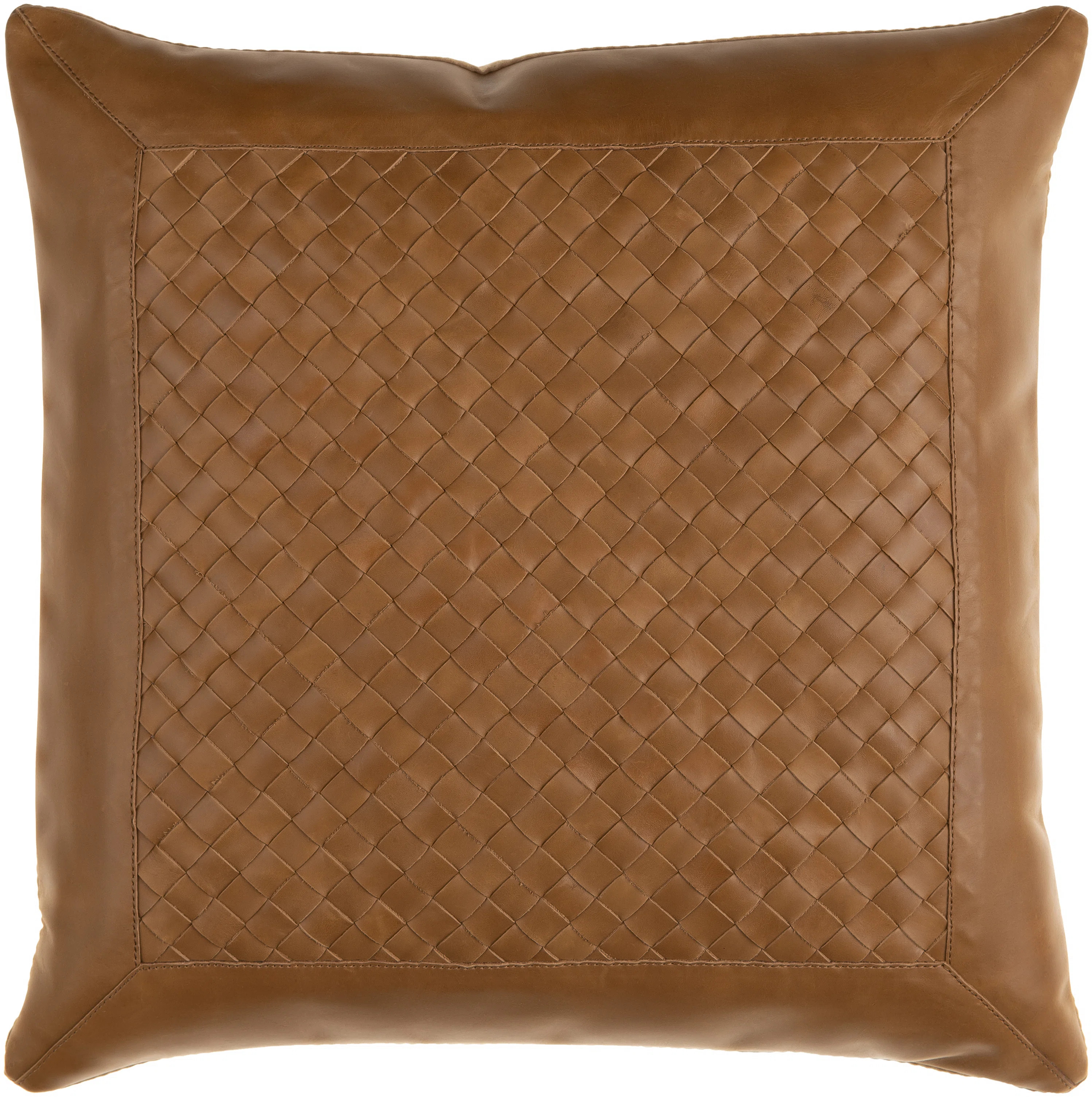 Lawdon Square Leather Pillow Cover & Insert | Wayfair North America