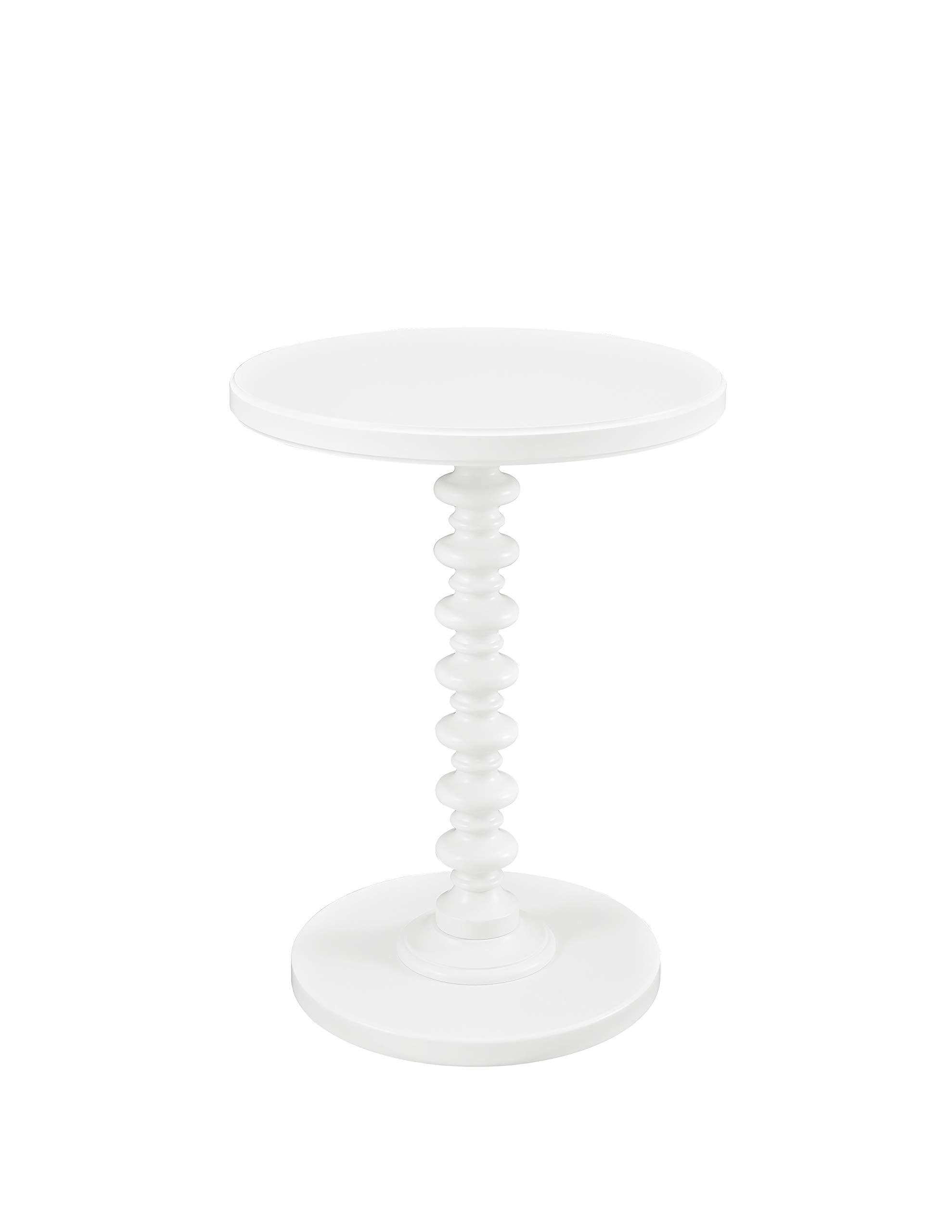 Powell Furniture Powell Round Spindle, White Table 17 x 22.25 x 17 | Amazon (US)