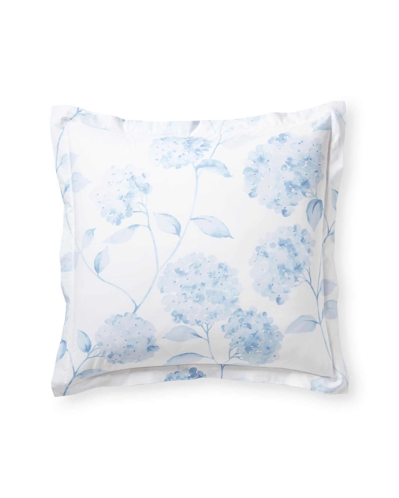Hydrangea Percale Sham | Serena and Lily
