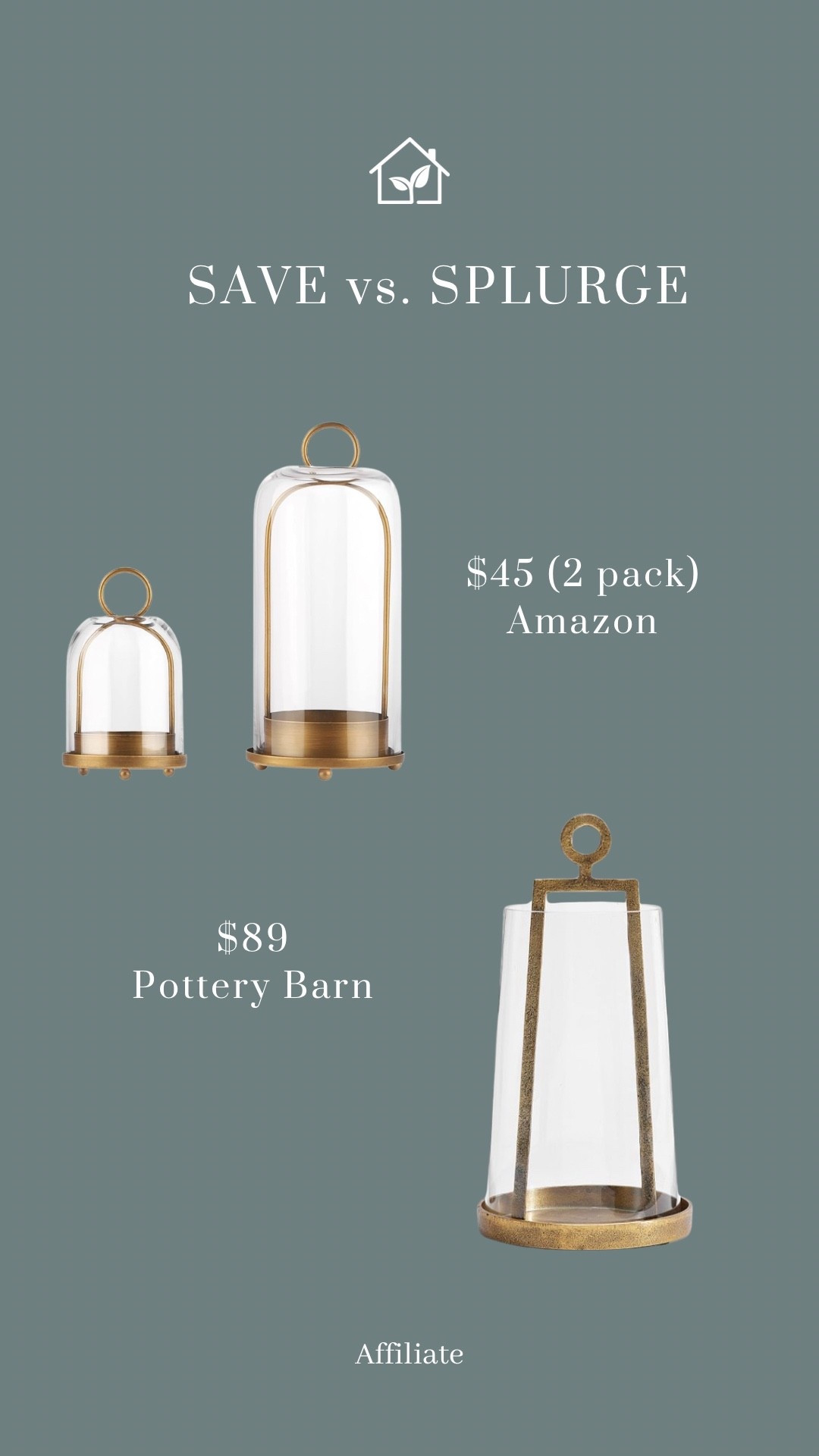 Save vs Splurge! 

Hurricane candle holder set

#LTKFindsUnder100 #LTKHome #LTKFindsUnder50