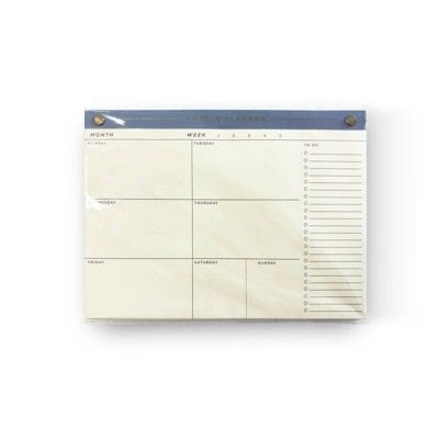 Undated 52pg 10" x 7.5" Weekly Desktop Notepad - Threshold™ | Target