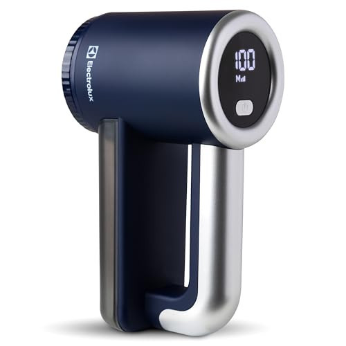 Electrolux Rechargeable Fabric Shaver | 3-Speed Lint Remover for Clothes & Furniture | Eliminates Fuzz & Pilling | Electric Lint Shaver with LED Display & Type-C Fast Charging Port - Blue | Amazon (US)