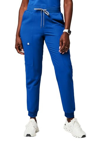 Fabletics Women's Active Scrub Jogger - MotionTech, 4-Way Stretch, Pocket-Packed, Lightweight, Semi-Slim Fit, XXL/1X / Short 26 in | 26, Royal Blue | Amazon (US)