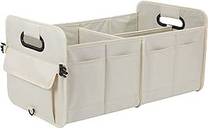 AOKJOY Car Trunk Organizer Car Storage Organizer Collapsible Multi Compartment Car Orga... | Amazon (US)