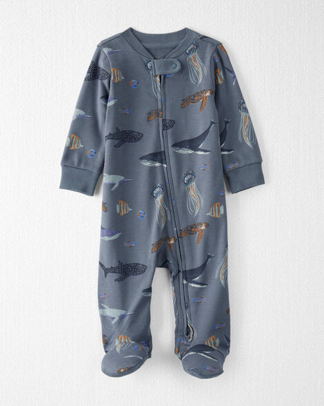 Baby Organic Cotton Sleep & Play Pajamas | Carter's Inc