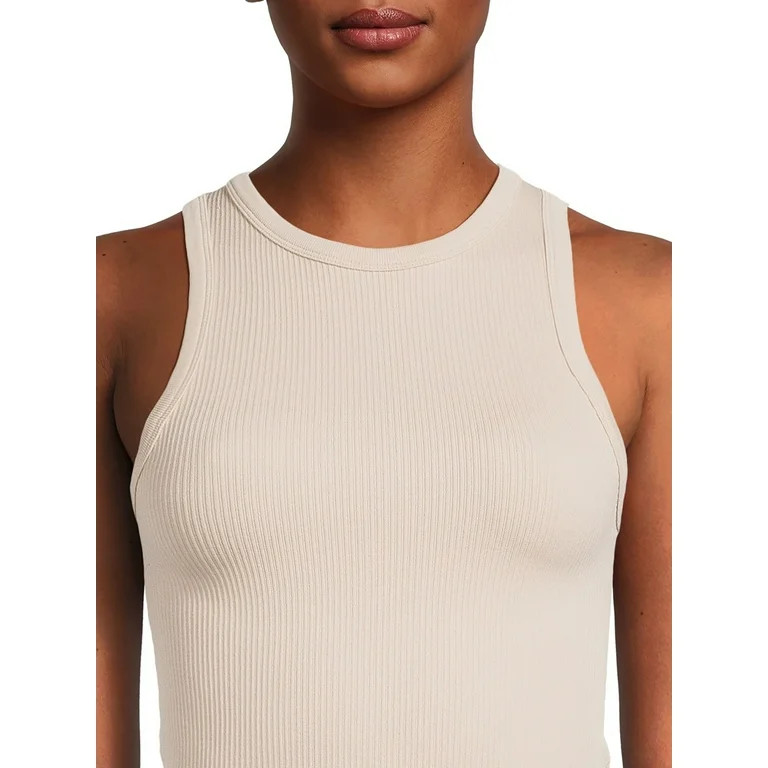 No Boundaries Juniors Seamless High Neck Tank Top, 2-Pack | Walmart (US)