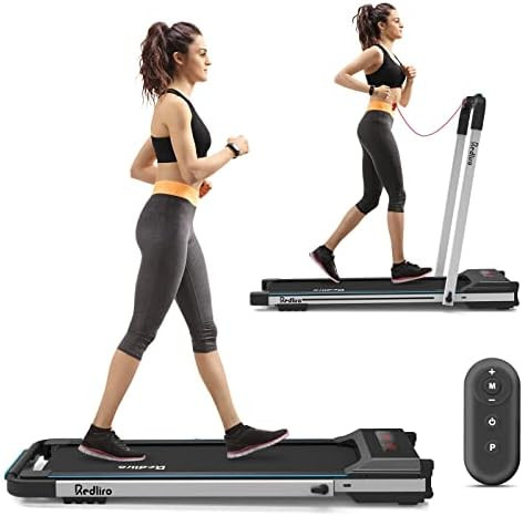 REDLIRO Under Desk Treadmill 2 in 1 Walking Machine, Portable, Folding, Electric, Motorized, Walking | Amazon (US)