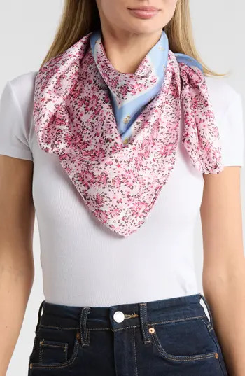 Steve Madden Ditsy Floral Scarf in Pink at Nordstrom Rack | Nordstrom Rack