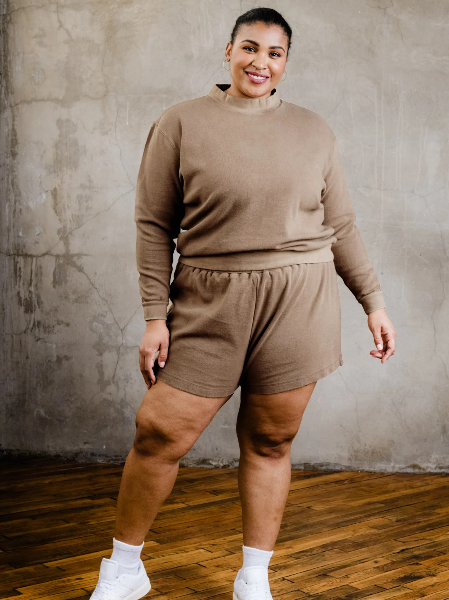 Brea Cozy Waffle Knit Short | ABLE Clothing