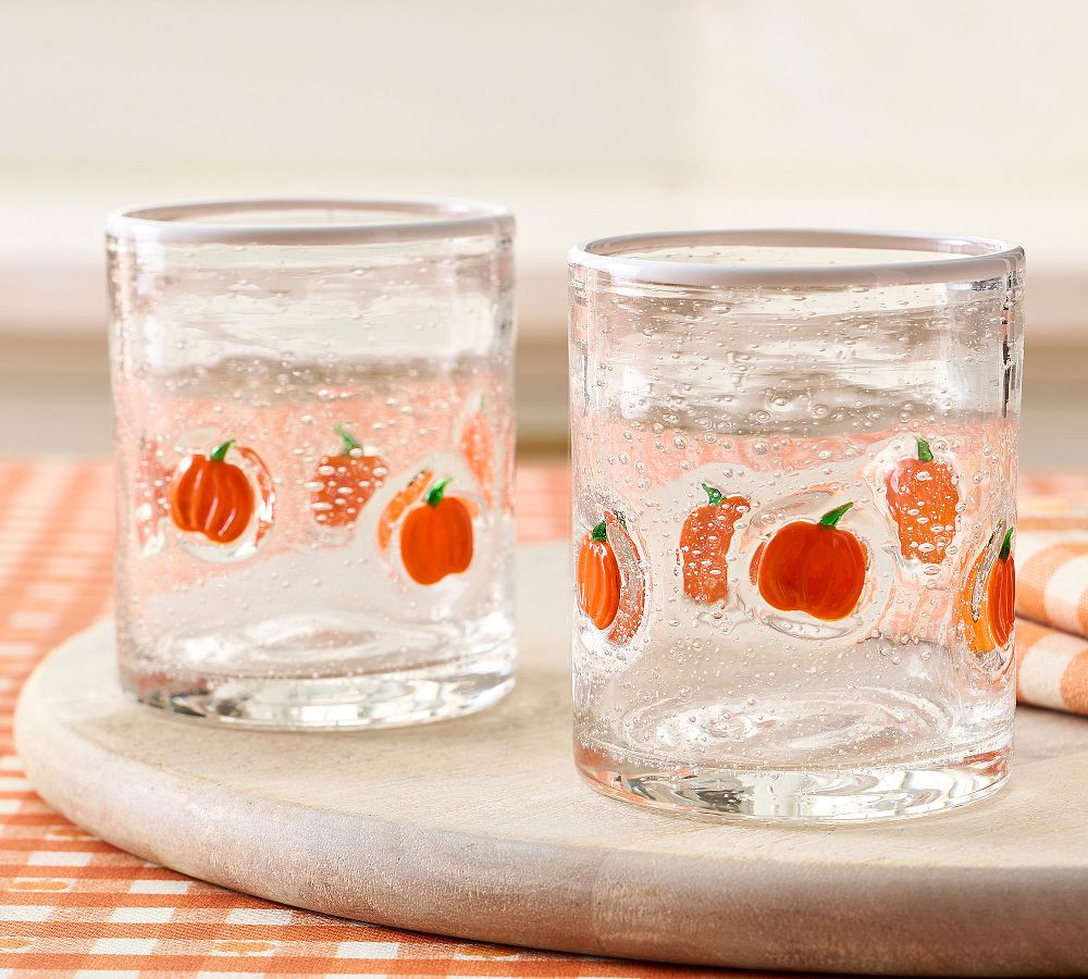 Pumpkin Icon Tumblers - Set of 4 | Pottery Barn (US)