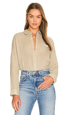Rails Ellis Button Up in Sage from Revolve.com | Revolve Clothing (Global)