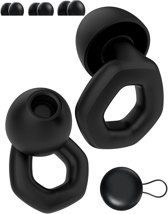 Ear Plugs for Sleeping 25dB-30dB Noise Cancelling Ear Plugs for Concert, Work, Travel, Focus & No... | Amazon (US)