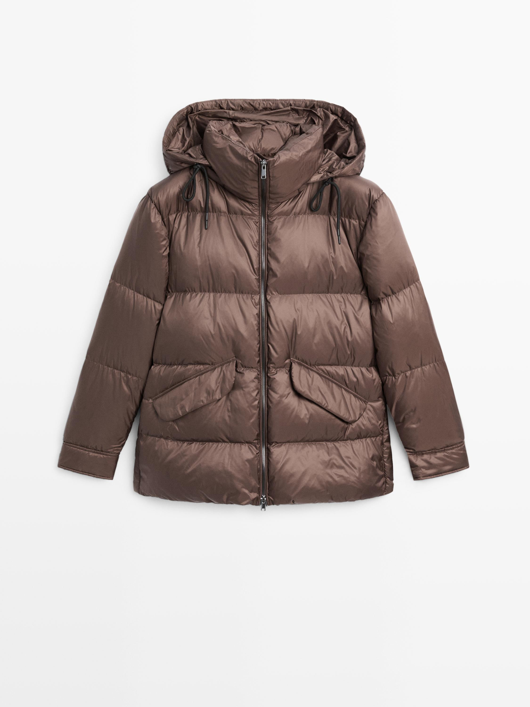 Water-repellent puffer jacket | Massimo Dutti UK