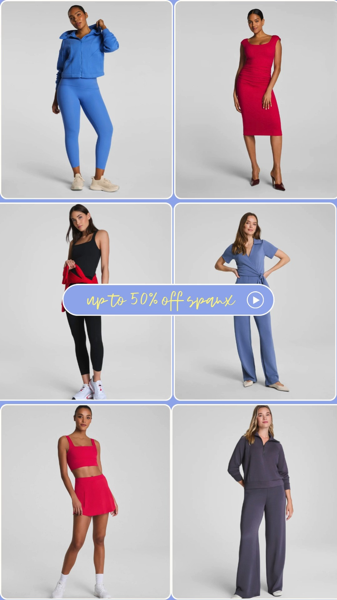 🚨 SPANX SALE ALERT 🚨

Up to 50% off some of my favorite SPANX styles right now! From the comfiest matching sets to dresses, activewear, and everyday essentials, this is the time to stock up before sizes start disappearing. 💙💗

@spanx 

 #LTKootd #LTKActive #LTKSaleAlert