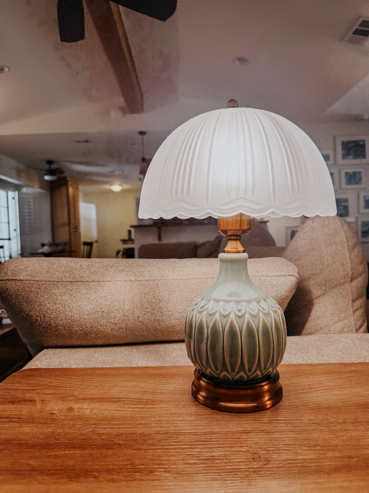 This lamp is the cutest and fits right into my living room!  

 #LTKmorningroutine #LTKHome