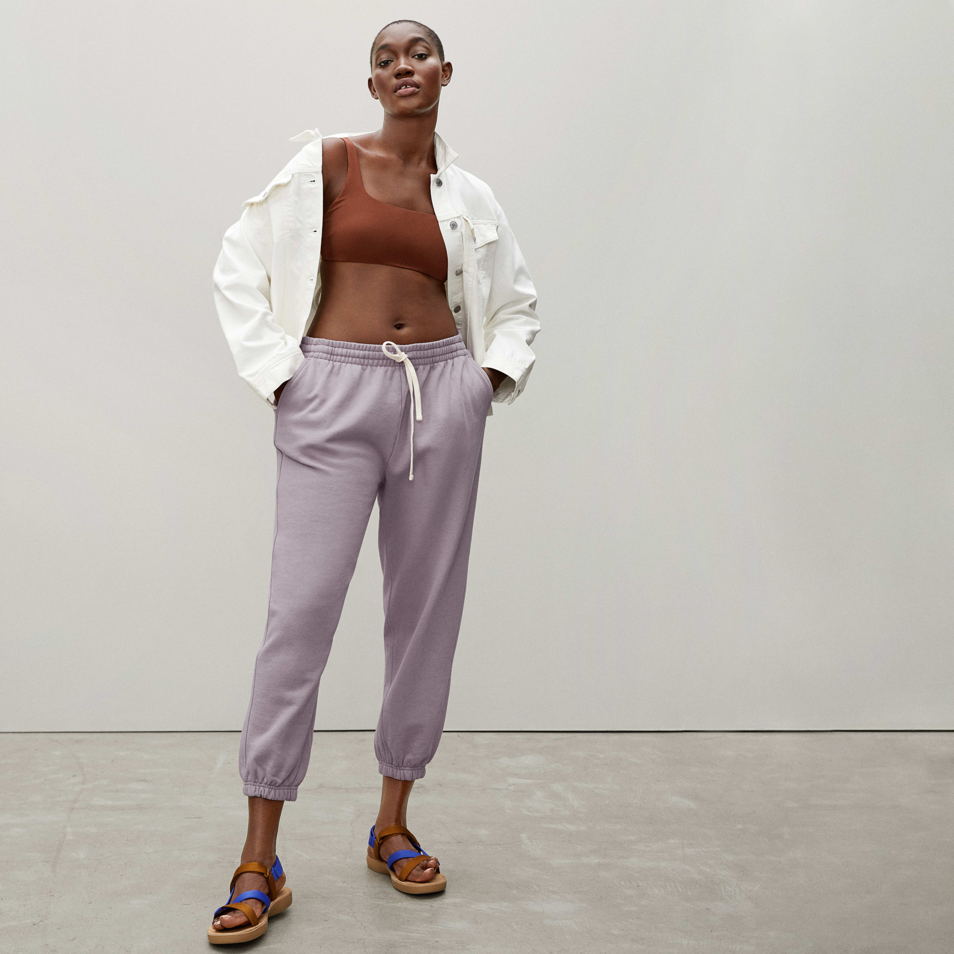 Women's Track Jogger by Everlane in Dusty Lavender, Size M | Everlane