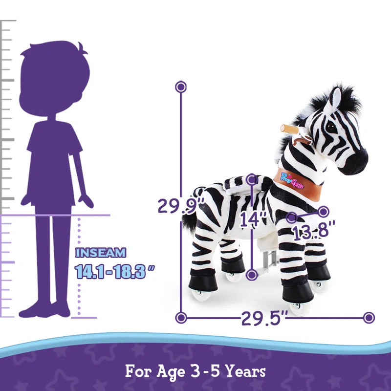 Model U Ride On Zebra | Wayfair North America