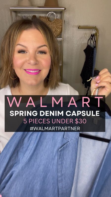 Sharing my @walmart spring denim capsule! These 5 denim must haves are all under $30. These pieces will create workwear outfits, concert outfits, teacher outfits, vacation outfits, plus size outfits, and more! #walmartpartner 
JEN’S SIZING: Jean jacket XXL, Blazer XXL, Chambray dress 2X, Plus size jeans 20, Chambray shirt 2X

Midsize Walmart outfit, plus size Walmart outfit, plus size dress, country concert outfit, western outfit, business casual outfit

#LTKover40 #LTKplussize #LTKfindsunder50