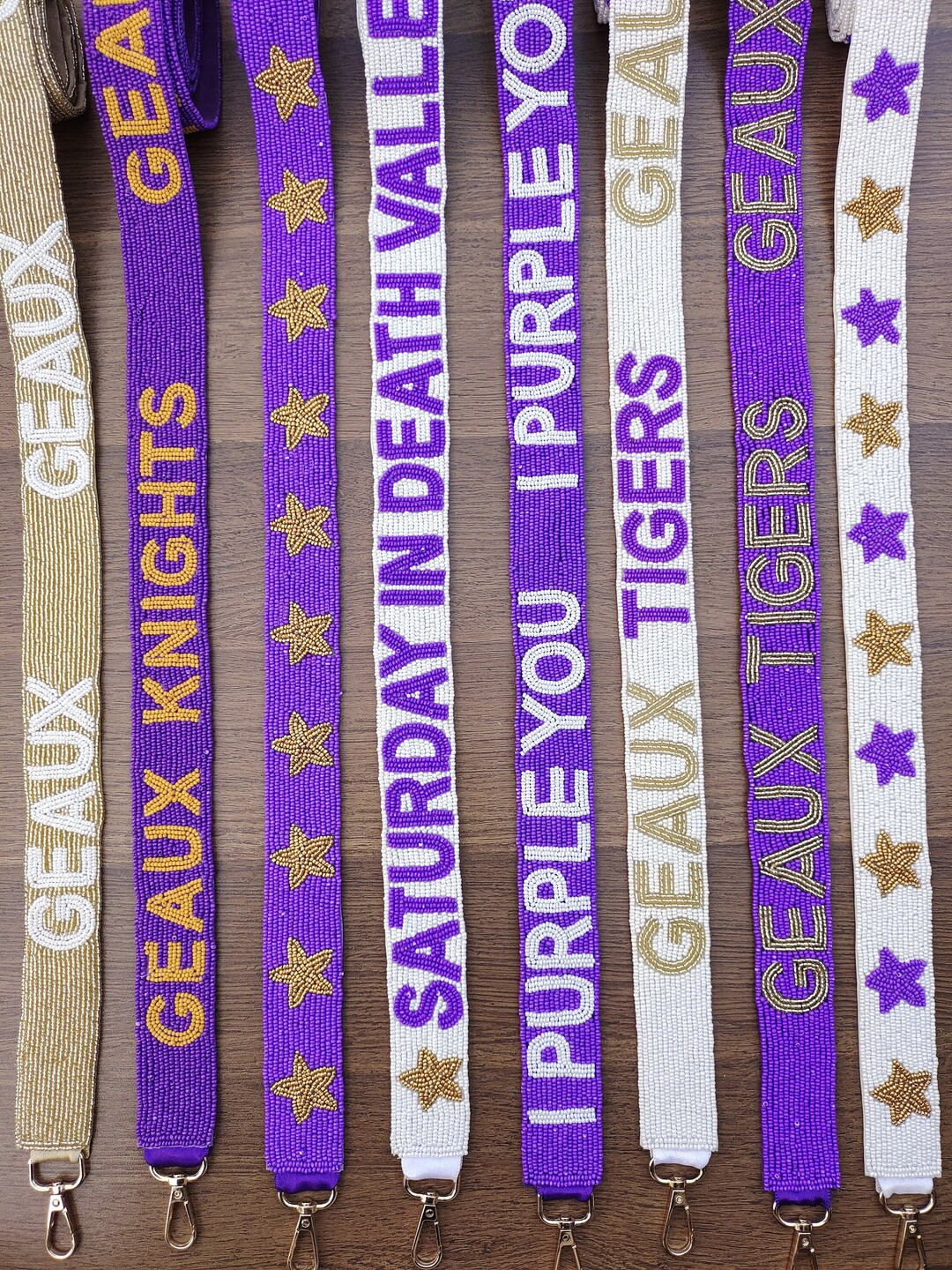 LSU Tigers Beads Belt | LSU Belt | Handmade Beads Belt | Game Day Belts - Etsy | Etsy (US)