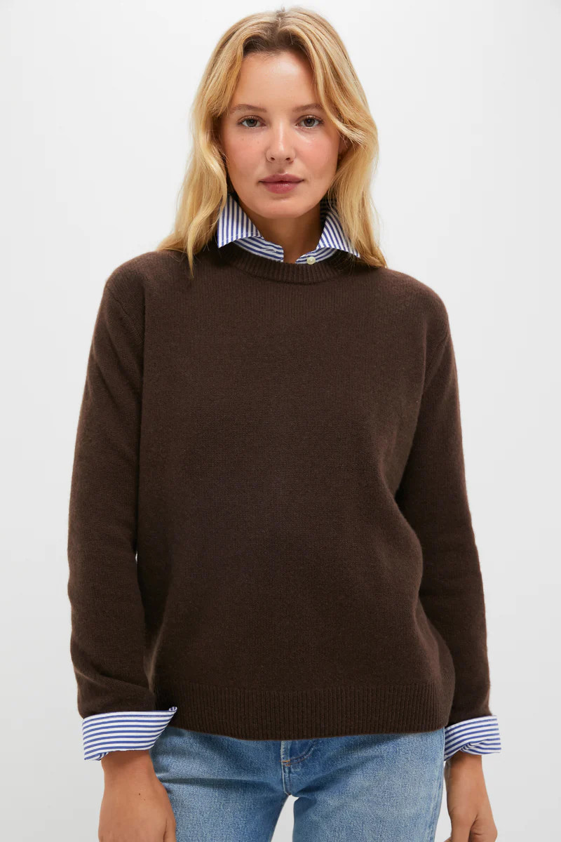 Chocolate Cashmere Bodie Boyfriend Crewneck | Tuckernuck (US)