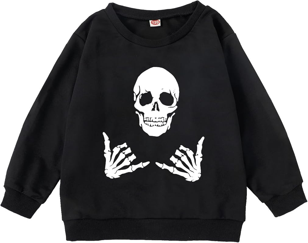 ZXIIYNU Toddler Boys Halloween Sweatshirt | Amazon (US)