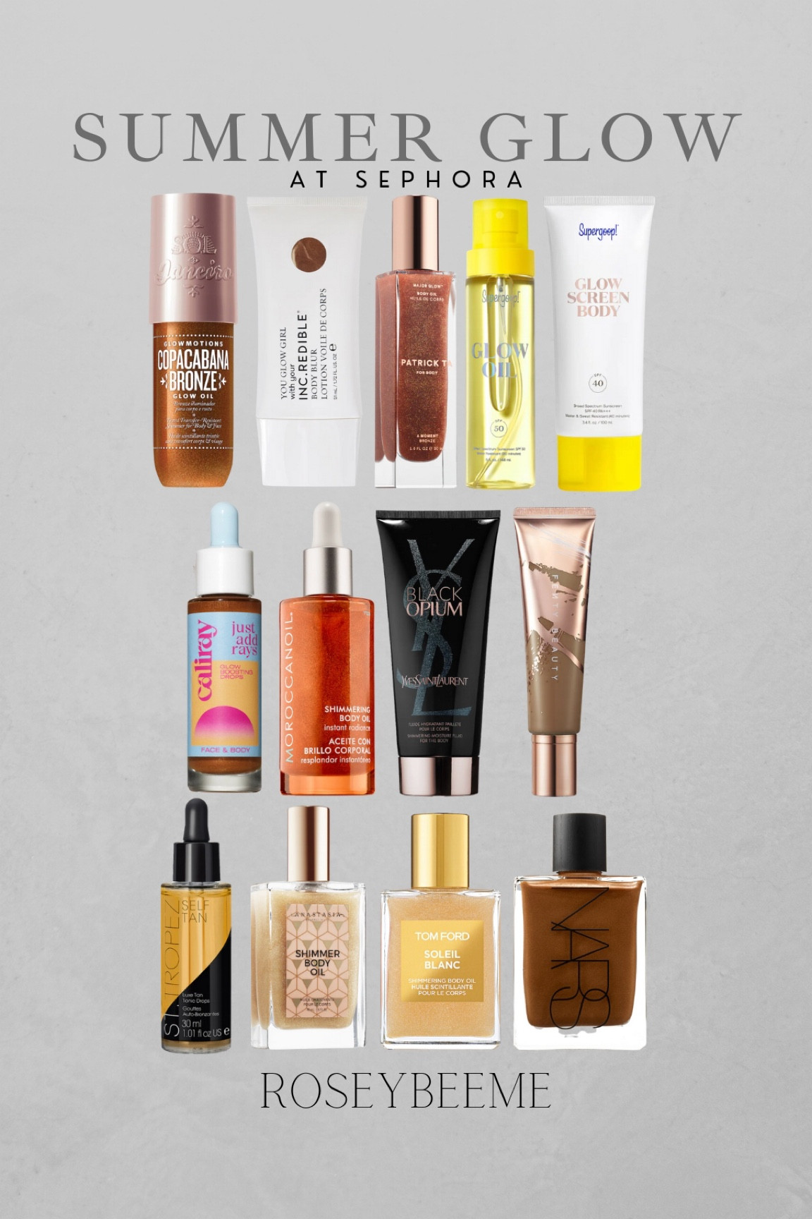 Plus size style , sephora , body shimmer , patrick ta , supergoop , fenty , nars , tanning , body oil , self tanner , fake tan , body glitter , spf , glow , caliray , tom ford , sol de janeiro  , anastasia beverly hills , you glow girl

#LTKcurves #LTKbeauty #LTKSeasonal