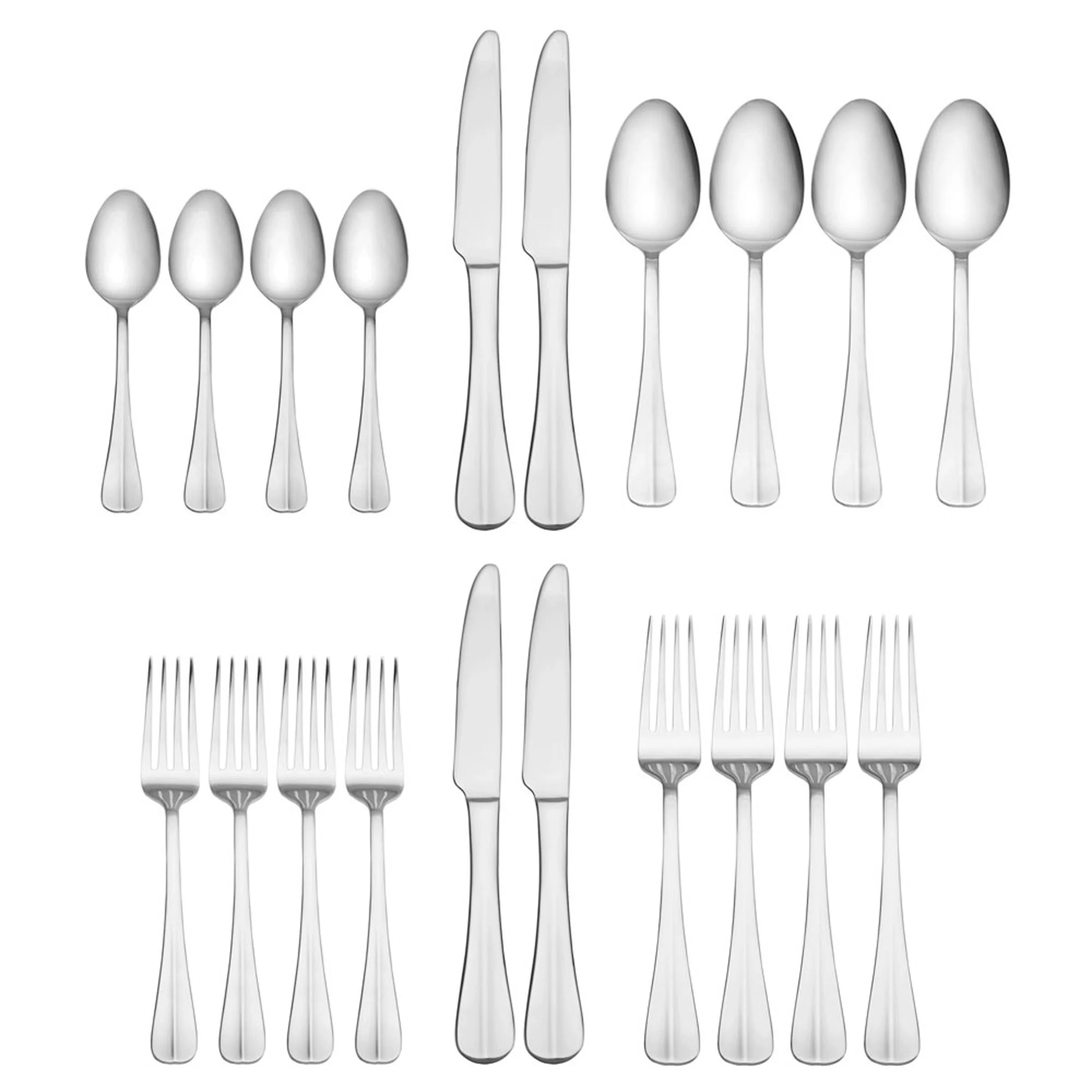 Pfaltzgraff Simplicity 20-Piece Stainless Steel Flatware Set, Service for 4 | Wayfair North America