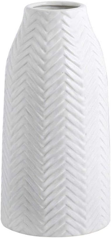 Ceramic Vases,White Ceramic Vase,Vase Pottery Vase Handmade Cute Flower Vase for Home Decor (Larg... | Amazon (US)