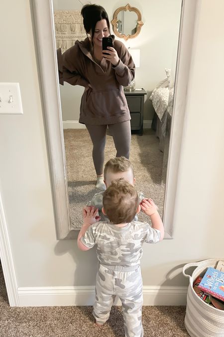 We are each wearing our own matching sets 🤍

#casualfashion #comfyathleticwear #casualmom #walmart #amazon