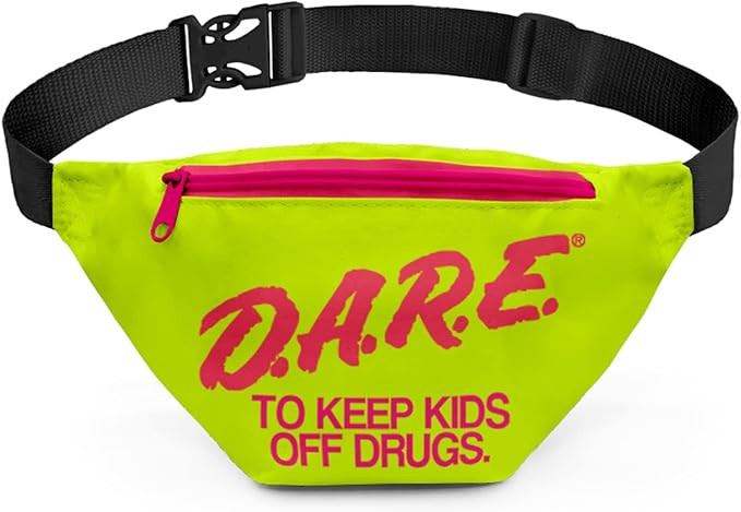 Tipsy Elves DARE Fanny Pack with Adjustable Belt and 3 Zippered Pockets - Neon Fanny Pack - Inclu... | Amazon (US)