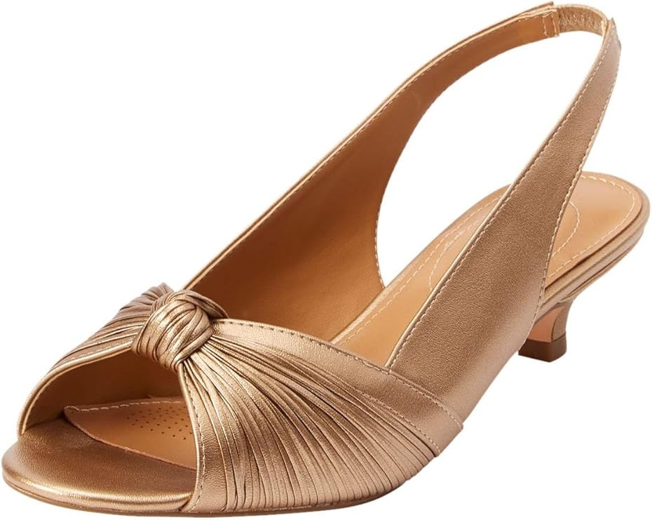 Comfortview Katelyn Slingback Low Heel Women's Dress Shoes (Wide Widths Available) | Amazon (US)