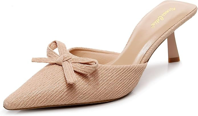 VenusCelia Women's Summer-Time Dress Pump Heeled Sandal | Amazon (US)