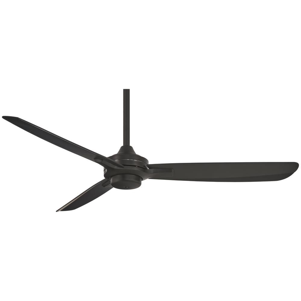 MINKA-AIRE Rudolph 52 in. Indoor Coal Ceiling Fan with Wall Control-F727-CL - The Home Depot | The Home Depot