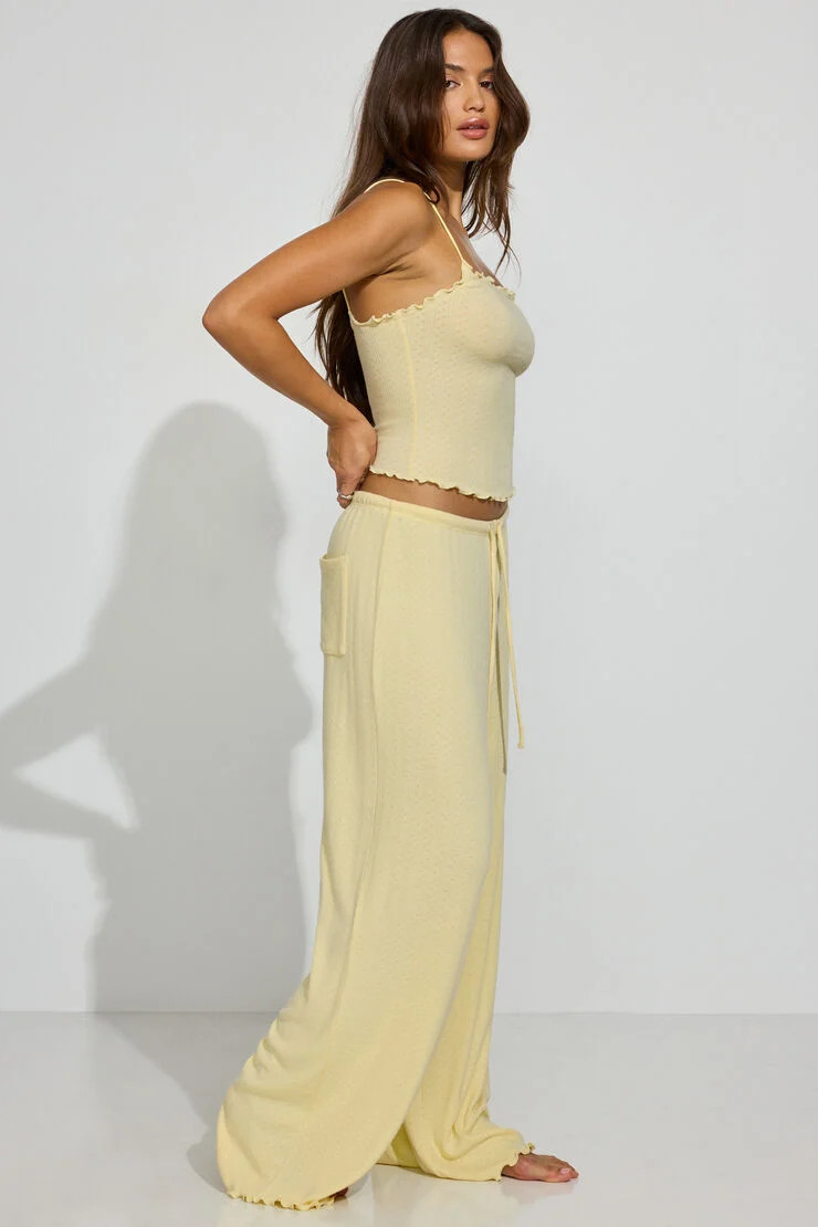 Pointelle Slouchy Pants | Garage Clothing