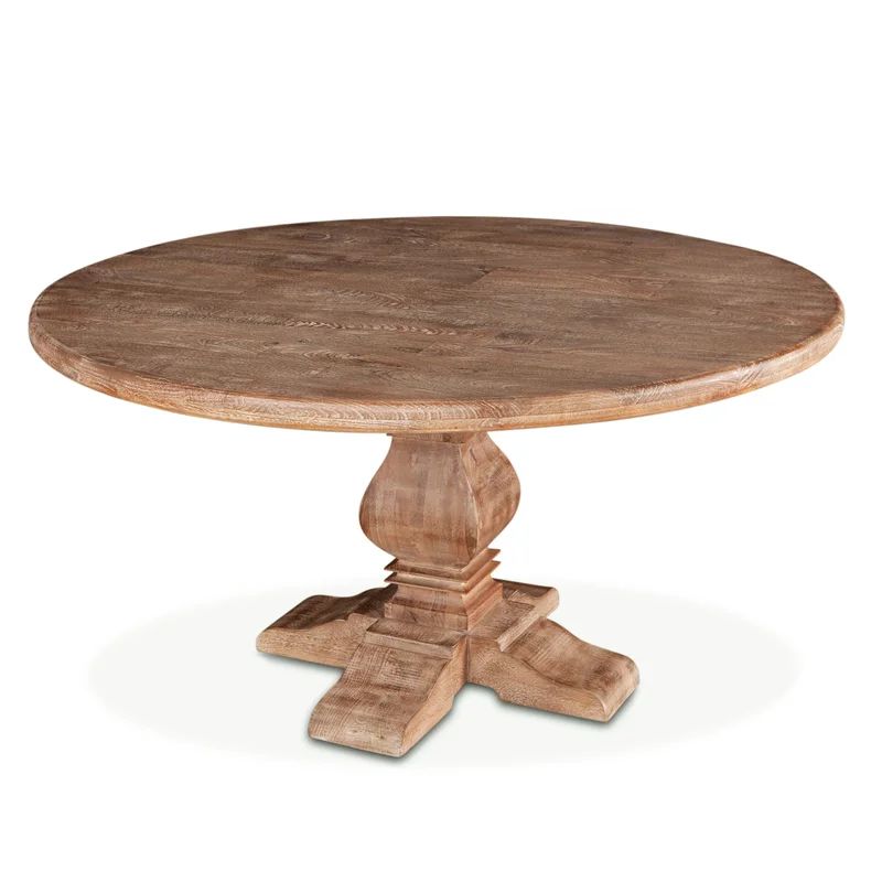 Candace Mango Solid Wood Pedestal Dining Table | Wayfair Professional