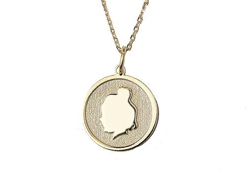 14k Gold Silhouette Baby Kid Necklace, Personalize Silhouette Pendant, Child Face Charm Necklace,... | Amazon (US)