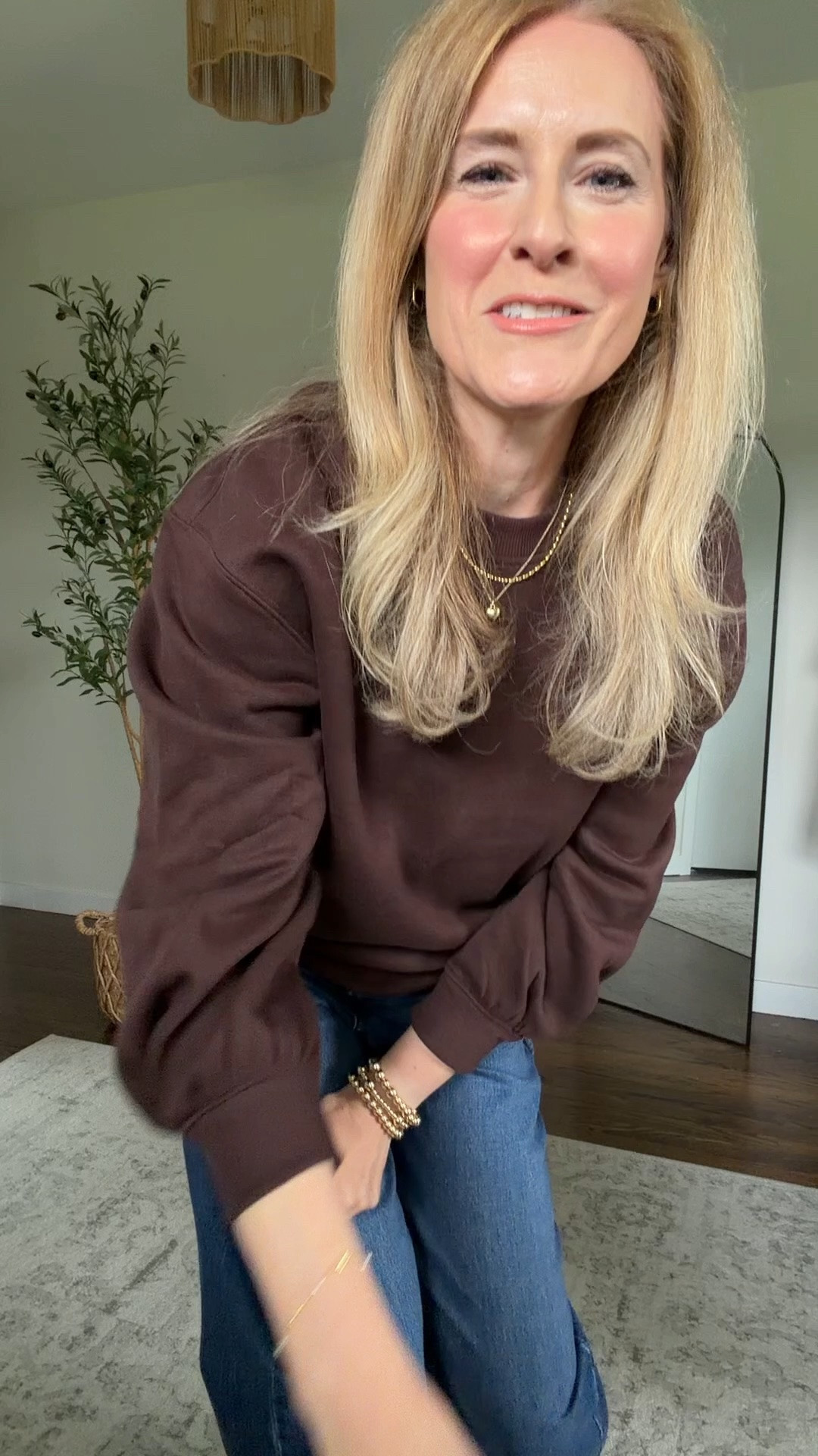 Walmart launched a new brand called Scenario and we are excited!! This sweatshirt is a good buy, comes in several colors. I grabbed both a small and a medium and they’re both comfy, just depends on how you want it to fit. I think I prefer the small. Wish the sleeves were longer. #walmartfashion

#LTKOver40