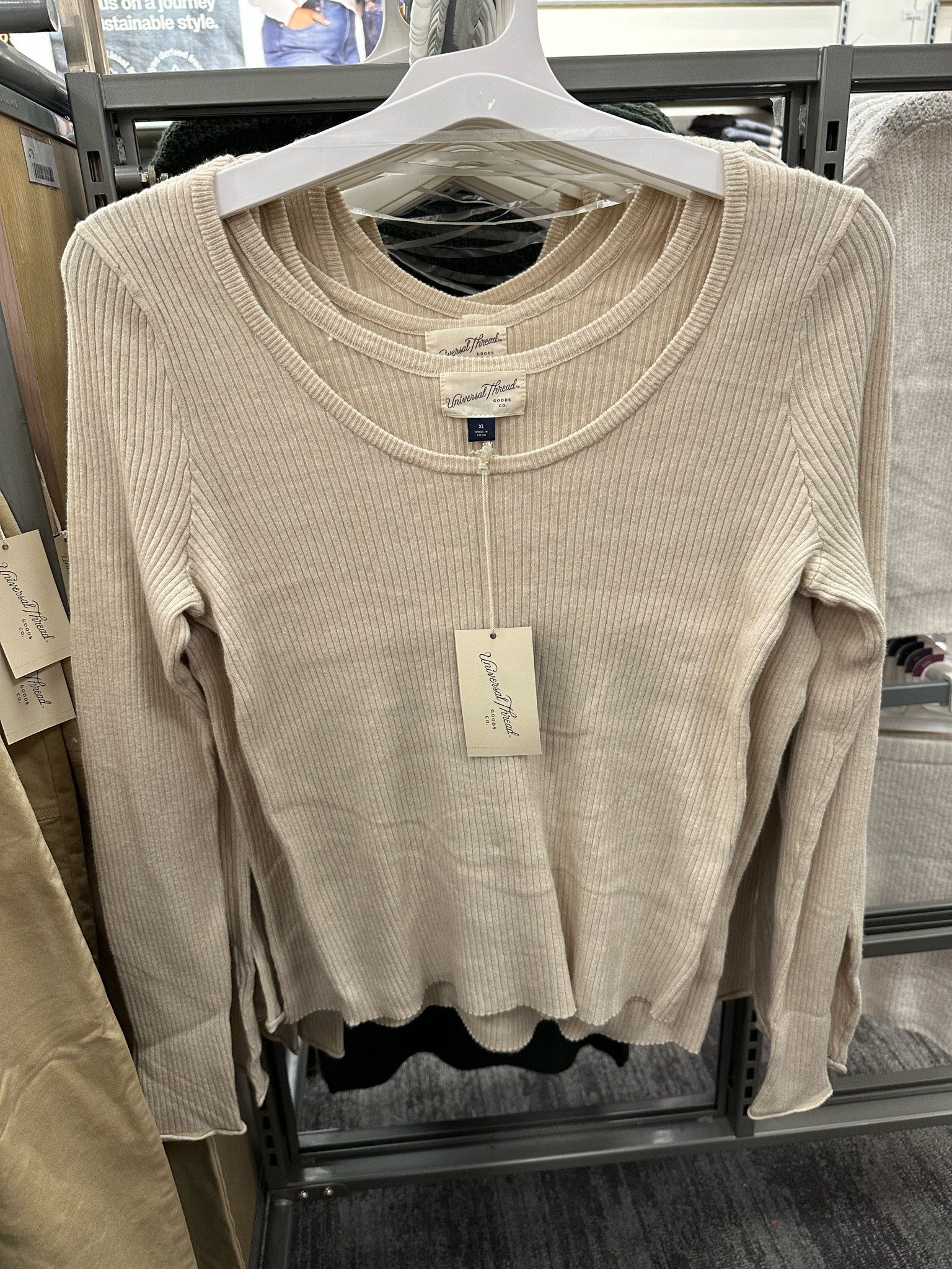 New Arrivals!! New Universal Thread long sleeve shirt comes in more solid colors and stripes 

Women's Shrunken Rib Scoop Neck
Pullover Sweater - Universal Thread 

Target, Target top, Target finds, new at target, long sleeve top, casual top, fall top, fall shirt, fall fashion, Target fashion, neutrals 


#LTKunder50 #LTKstyletip #LTKFind