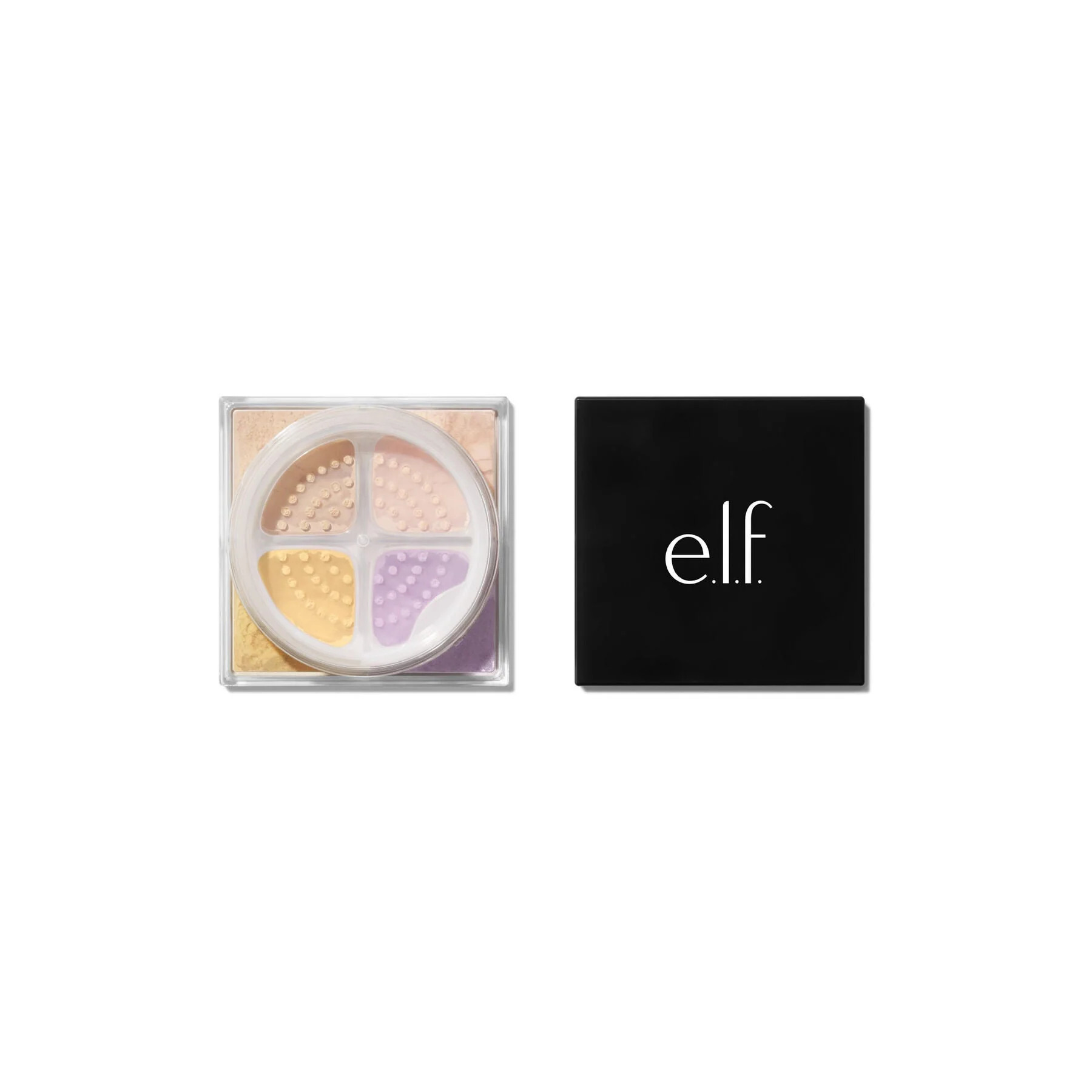 e.l.f. Cosmetics Set It Bright Powder Quad - Medium-Tan - Set It Bright Powder Quad - Medium-Tan | Shop.app