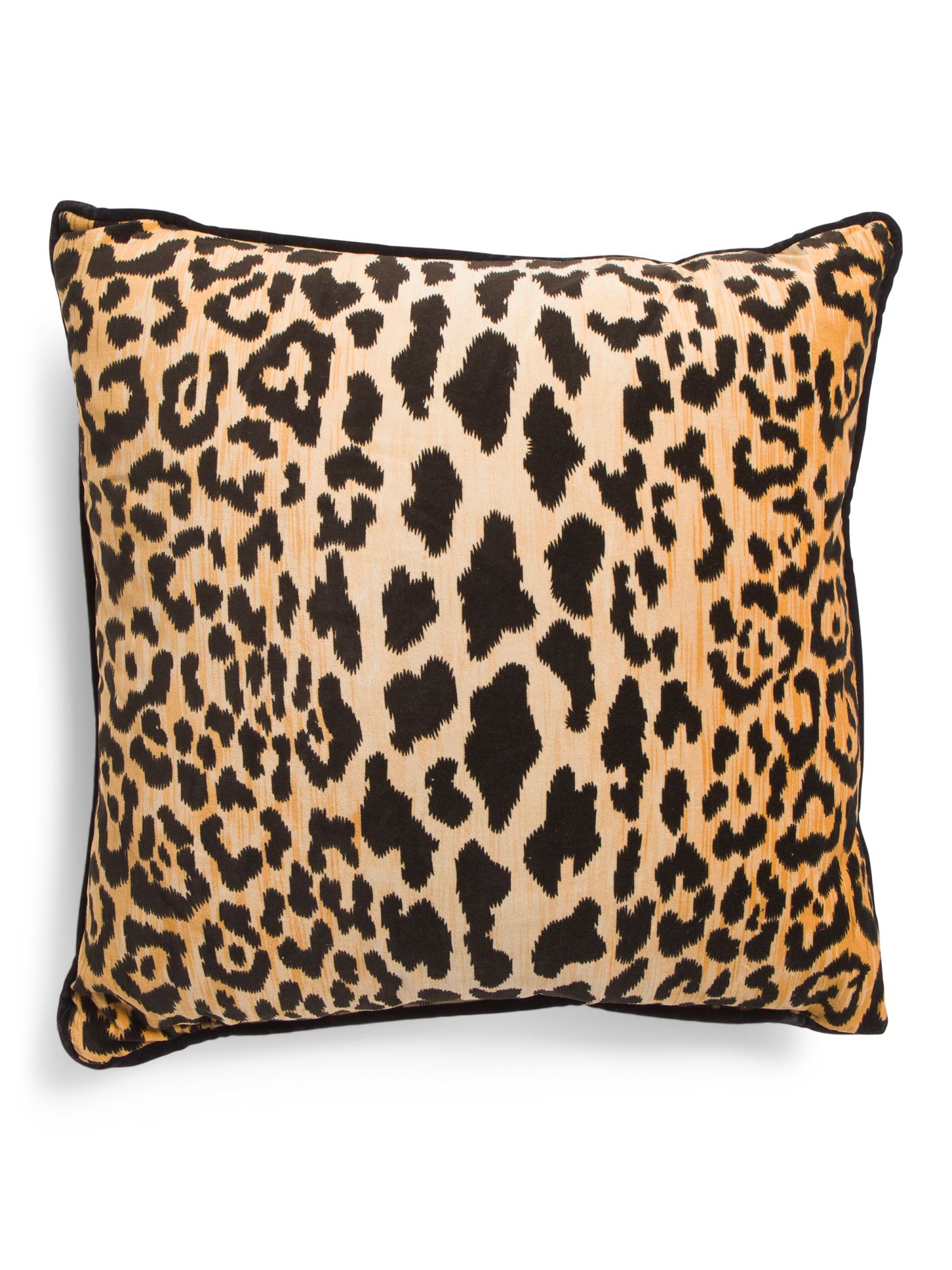 Made In Usa 22x22 Velvet Animal Pattern Pillow | TJ Maxx