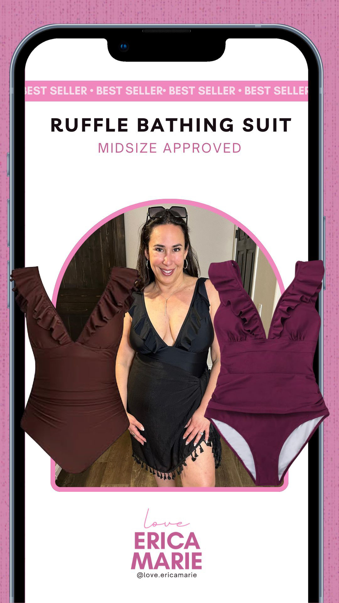 I love the ruffle details on this swimsuit. The v neck and the ruched  midsection are incredibly flattering and midsize friendly. This is a swimsuit I wear all the time and yet so many compliments on. 
Mom approved swimwear, midsize friendly swim, ruched midsection bathing suit

#LTKSwim #LTKMidsize #LTKOver40
