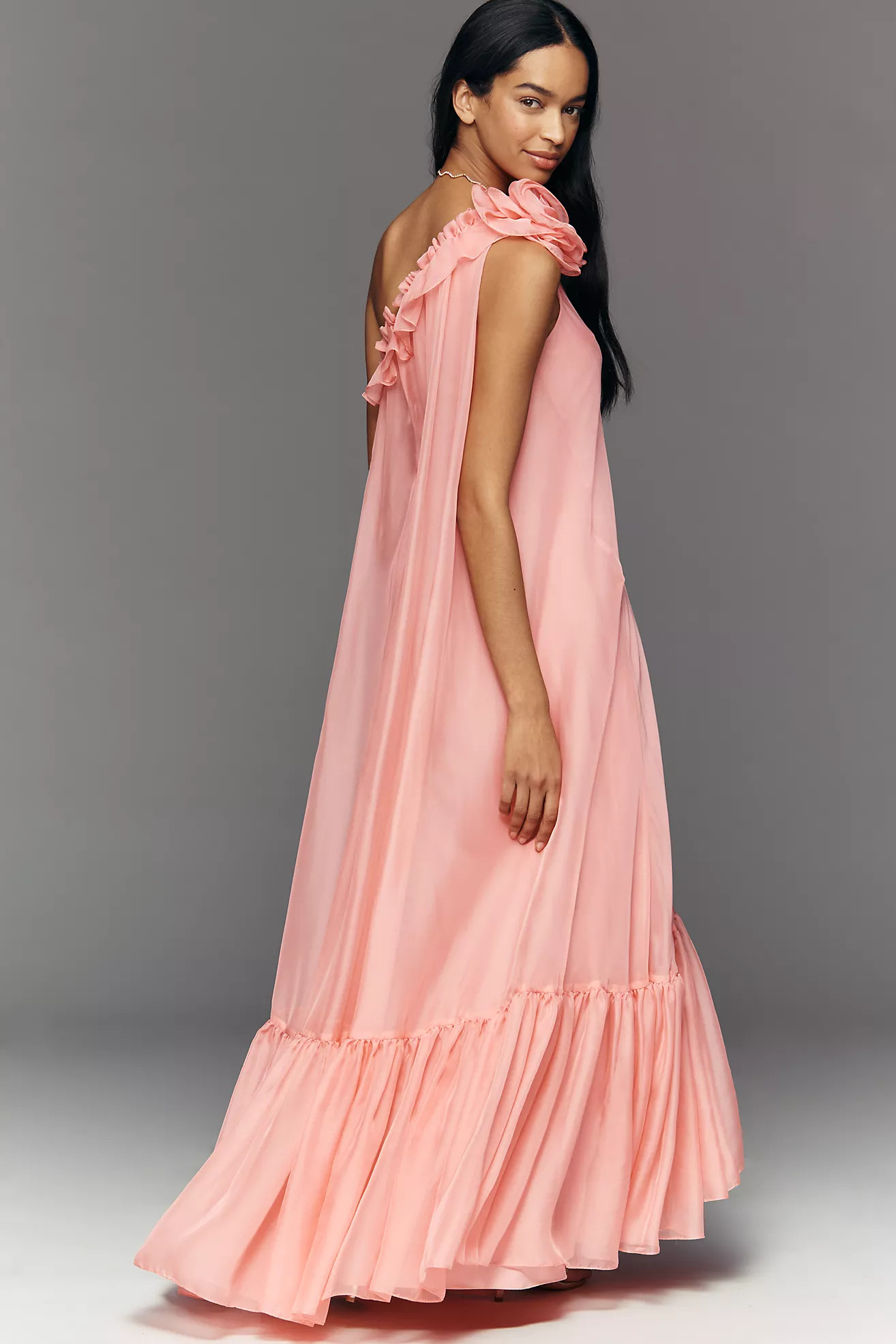 Mac Duggal One-Shoulder Maxi Dress | Anthropologie (US)
