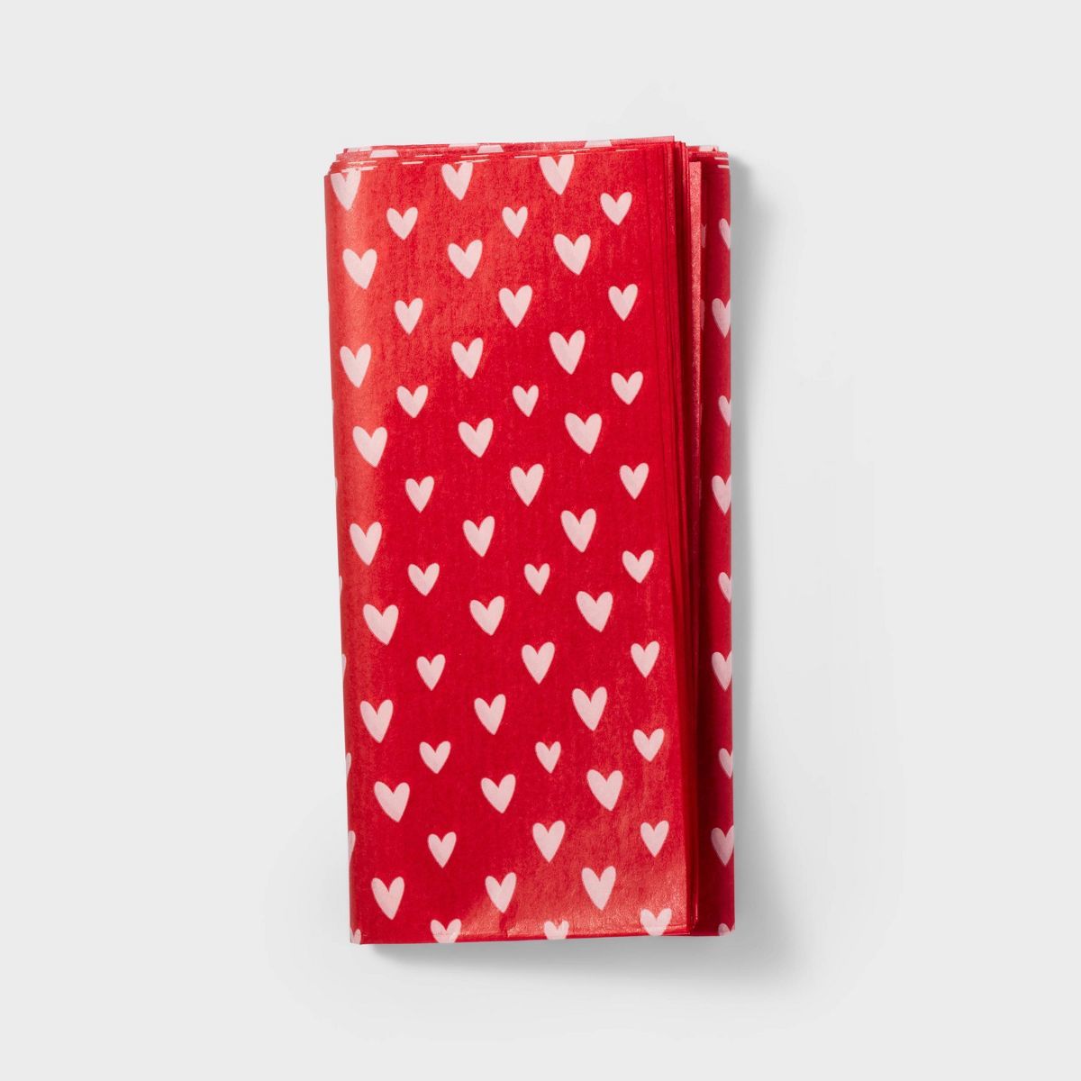 8ct Heart Pink on Red Pegged Tissues - Spritz™ | Target