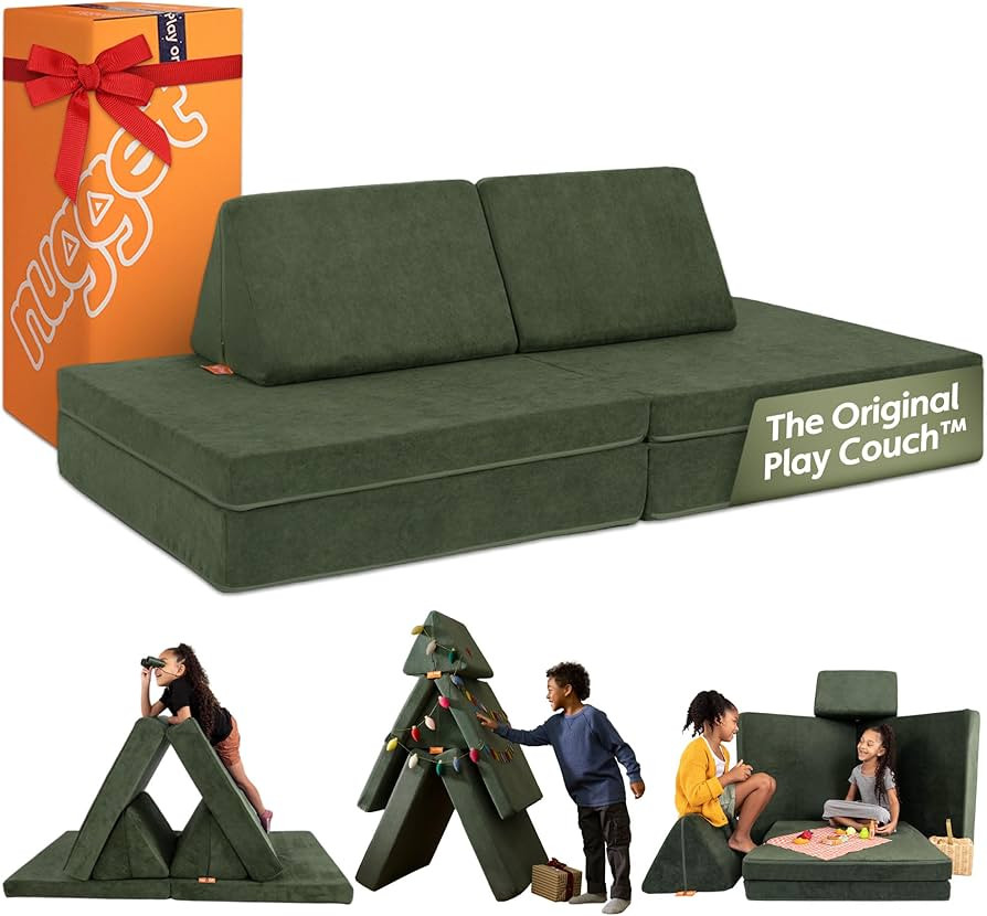 Nugget - The Original Play Couch for Kids - Modular Foam Children's Sofa for Playroom, Imaginatio... | Amazon (US)