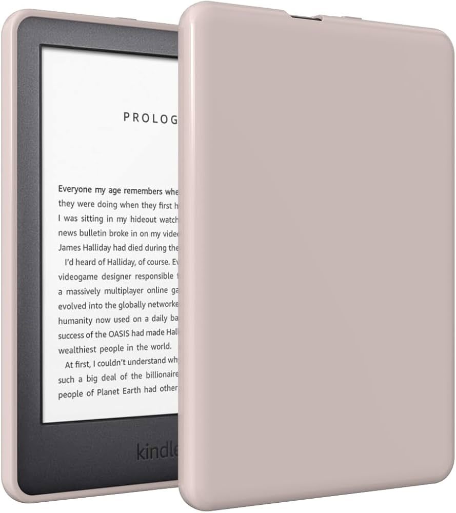 Case for Kindle 10th Generation 2019 Released 6", Puxicu Slim Design Flexible Matte TPU Protective Cover for 6 inch Kindle 10th Gen 2019 Tablet, Pink | Amazon (US)