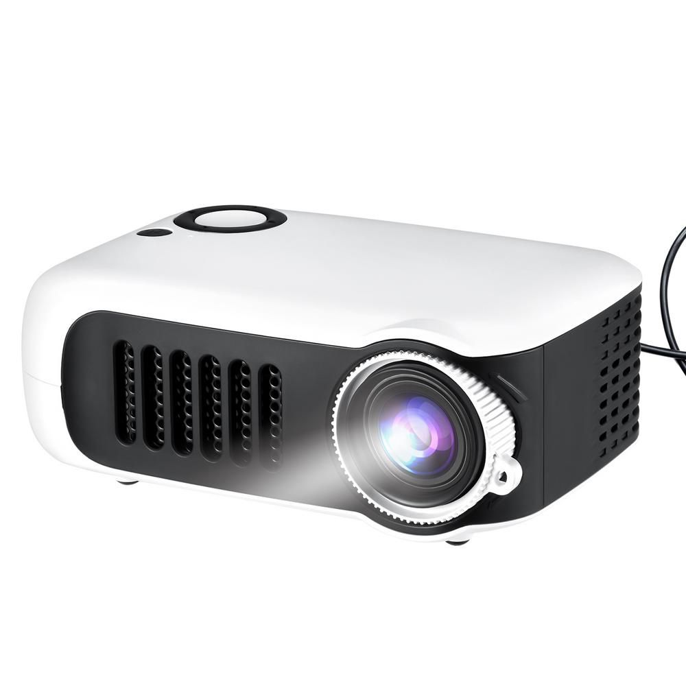 DARTWOOD Portable Mini Projector with HDMI, USB and TF Memory Ports - Enhance Your Movie, TV and Gam | The Home Depot