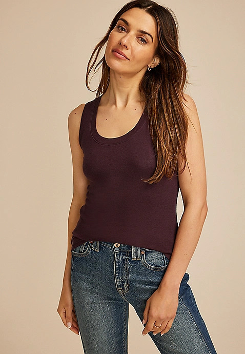 24/7 U Line Tank Top | Maurices